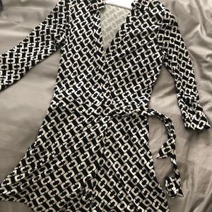 Diane Von Furstenberg Wrap Silk Romper